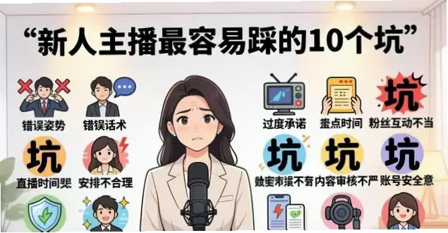 新直播新手最容易踩哪些坑？